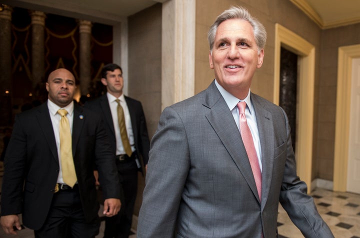 House Majority Leader Kevin McCarthy (R-Calif.) has bragged that Hillary Clinton's dropping poll numbers are the result of&nb