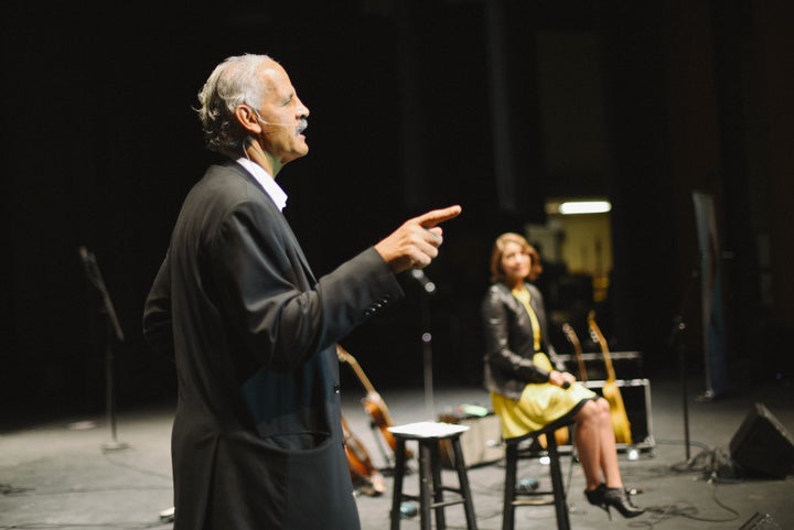 Stedman Graham on stage at the 2014 Live Sonima Tour