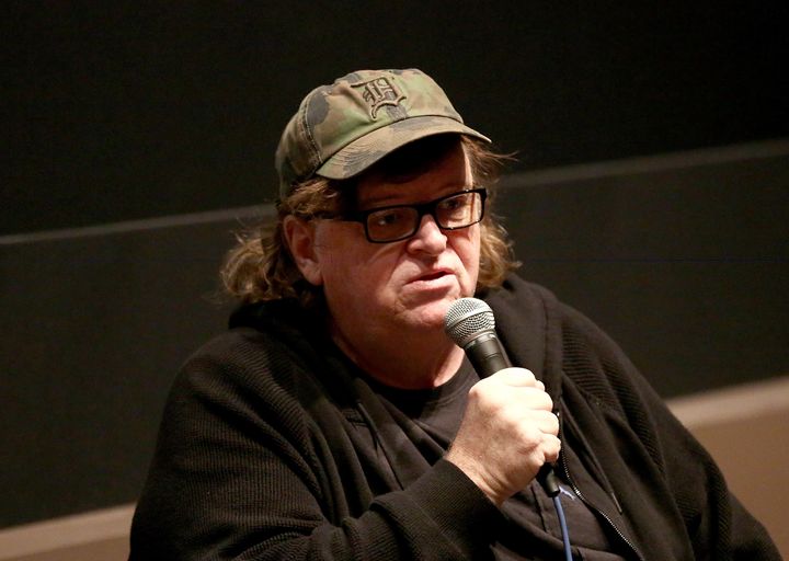 Michael Moore at the 53rd New York Film Festival, as fearless as ever.