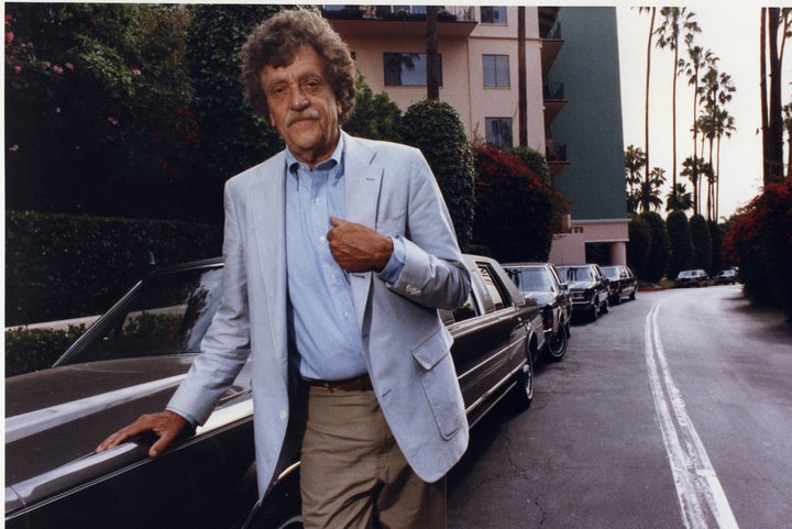 A 1990 file photo of author Kurt Vonnegut.