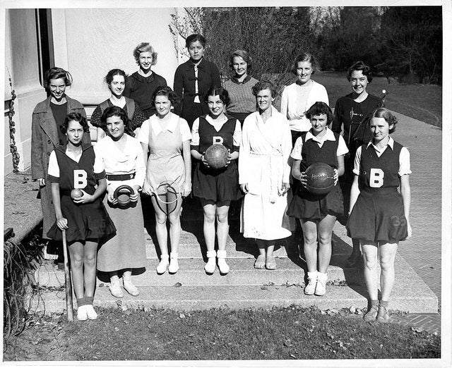 Grace Lee Boggs, back row, center, with the Barnard Athletic Association Board in November 1934.