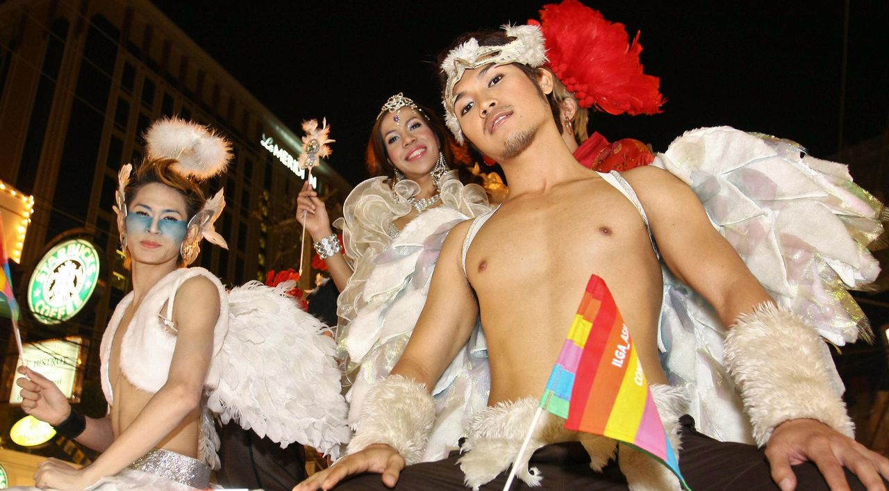 Pride events are hosted in Thailand, a country where the law offers limited protections for the LGBT community.