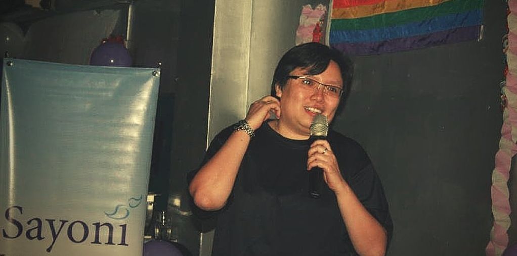 Activist Jean Chong, pictured speaking at an LGBT event in 2011, is at the forefront of the fight for LGBT rights.