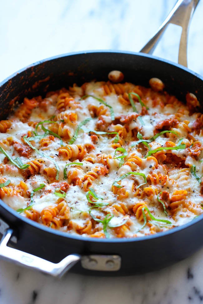 One Pot Baked Ziti