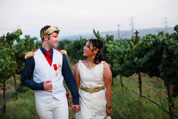 This Couple Turned Their Wedding Into One Epic Costume Party | HuffPost ...