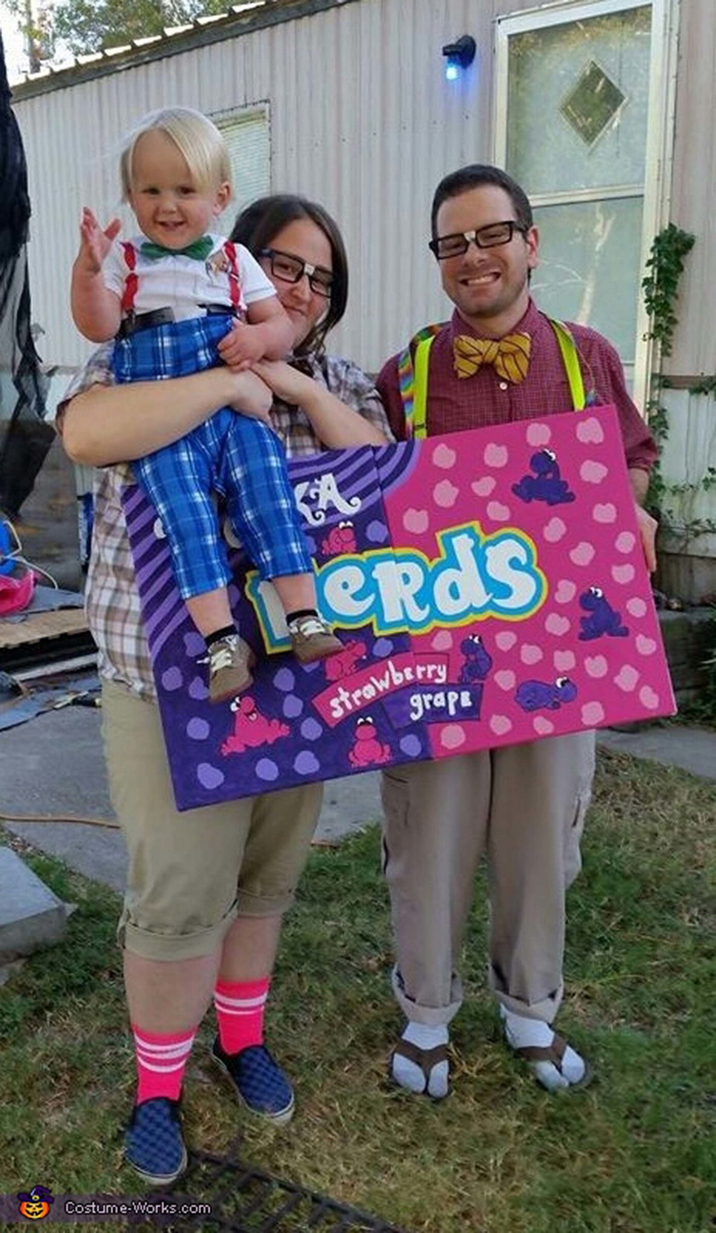 Homemade Nerds Candy Costume