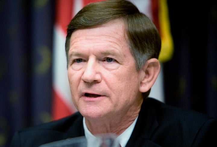 WASHINGTON - JUNE 20: Committee ranking member Representative Lamar Smith (R-TX) (Photo by Brendan Smialowski/Getty Images)