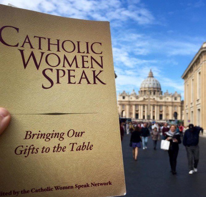 “Catholic Women Speak: Bringing Our Gifts to the Table,” a book released by the Catholic Women Speak Network, founded in January as an online forum to fill the gaps in theological discussion relating to women, just ahead of the synod. 