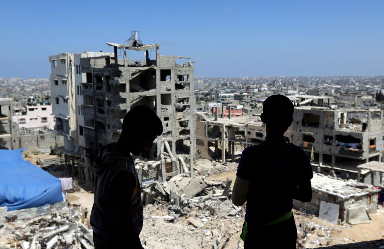 Much of Gaza City's Shujaiyeh neighborhood was destroyed in the 2014 war.