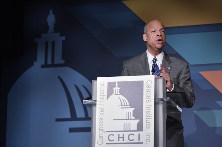 Homeland Security Secretary Jeh Johnson says people in public office should be more responsible in how they discuss and make decisions on immigration.