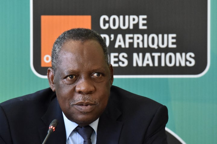 Issa Hayatou in Jan. 2015