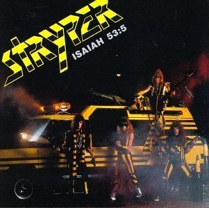 "Soldiers Under Command" by Styper. Available on <a href="http://www.amazon.com/Soldiers-Under-Command-Stryper/dp/B000000OB1?