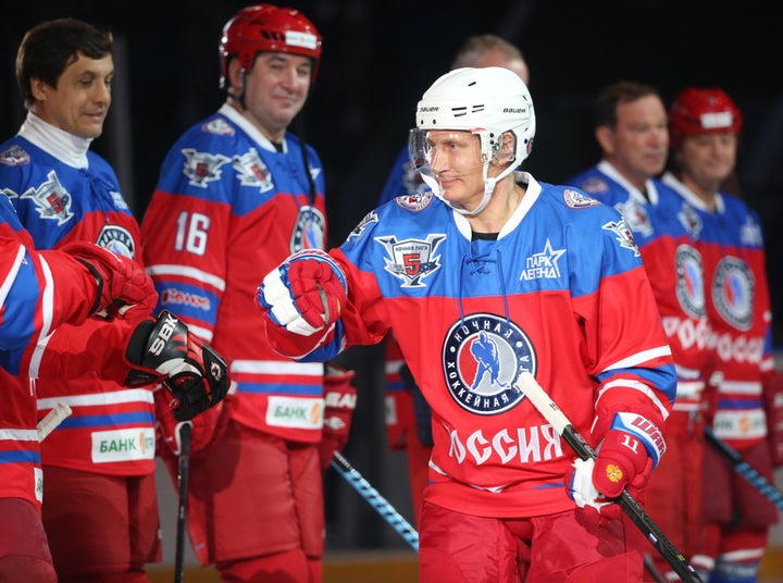 Putin scored a whopping seven goals.