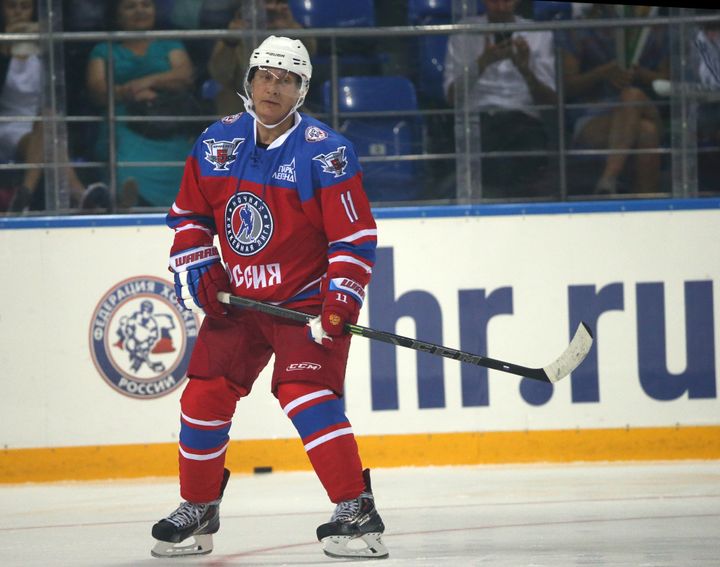 Vladimir Putin is the greatest hockey player in Russian history, according to Vladimir Putin.