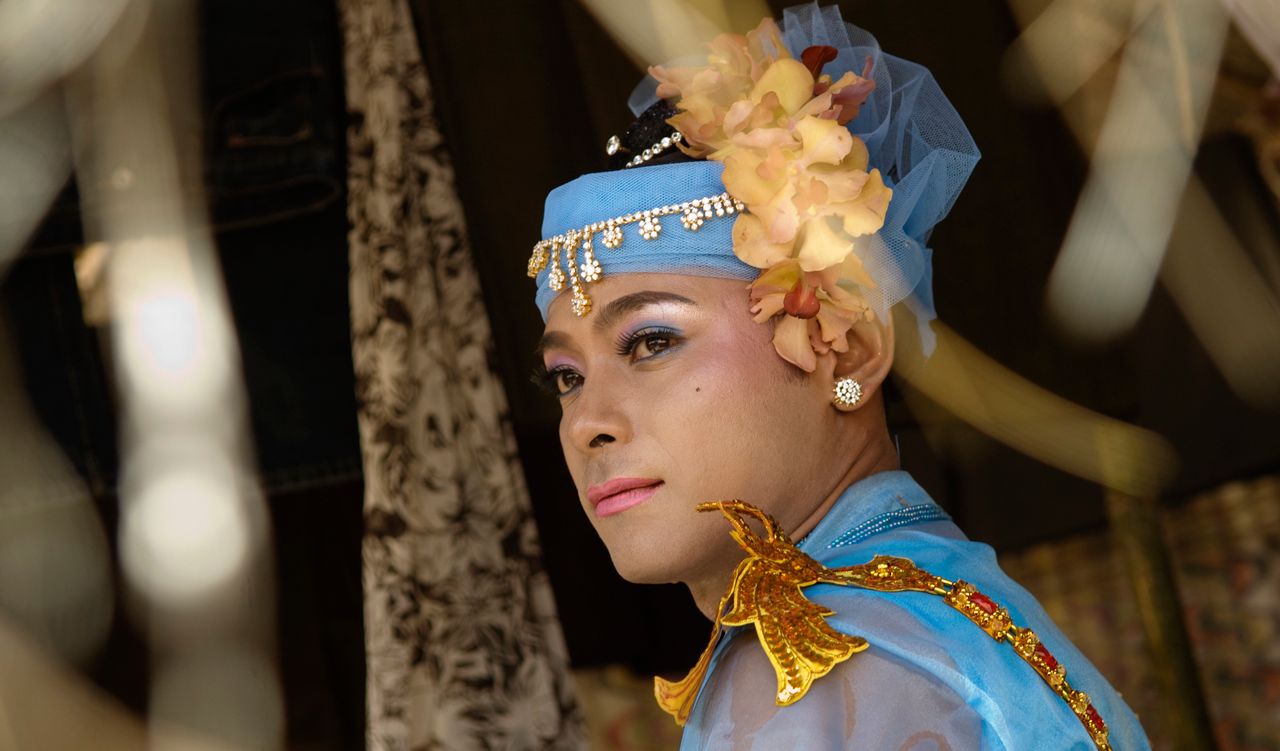 In Myanmar "nat kadaws" (or spirit mediums), who communicate with spirits known as "nats," are transgender women or transvestite men. Homosexuality is criminalized in Myanmar.