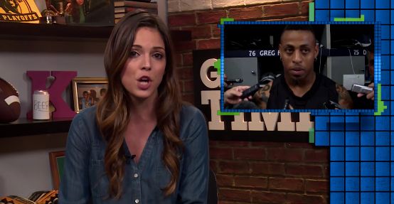 Fox Sports 1 reporter Katie Nolan spoke out against Dallas Cowboy Greg Hardy's comments on Wednesday.