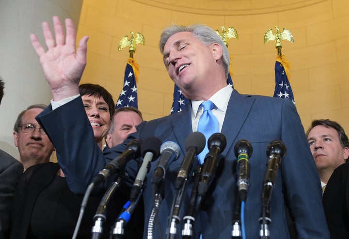 House Majority Leader Kevin McCarthy withdrew from consideration as the next Speaker of the House leaving Republicans wi