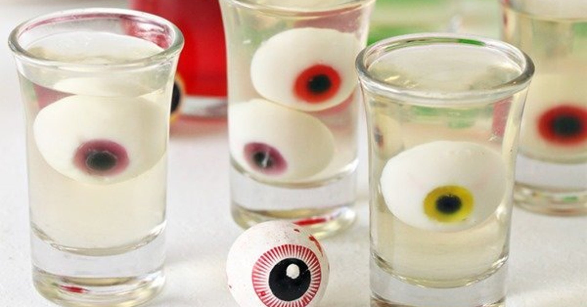 How To Make Floating Eyeball Jello Shots For Halloween HuffPost