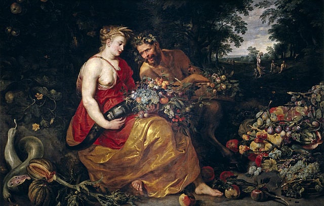 Peter Paul Rubens and Frans Snyders, "Ceres and Pan," 1615