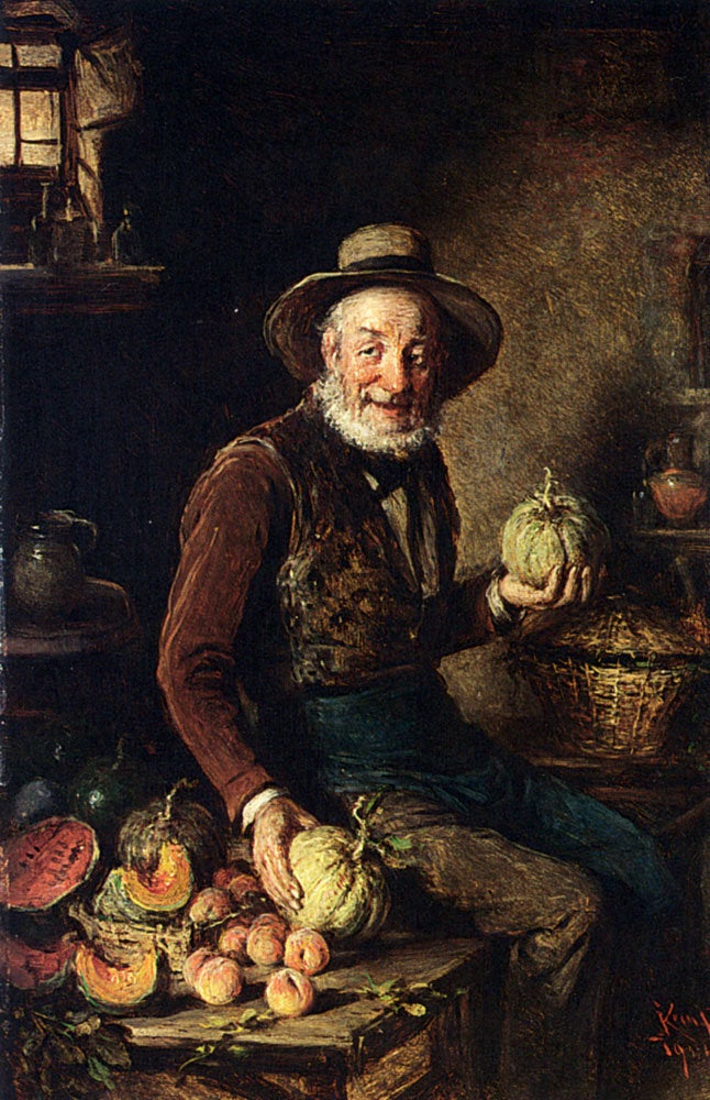 Hermann Kern, "The Pumpkin Seller," 1904