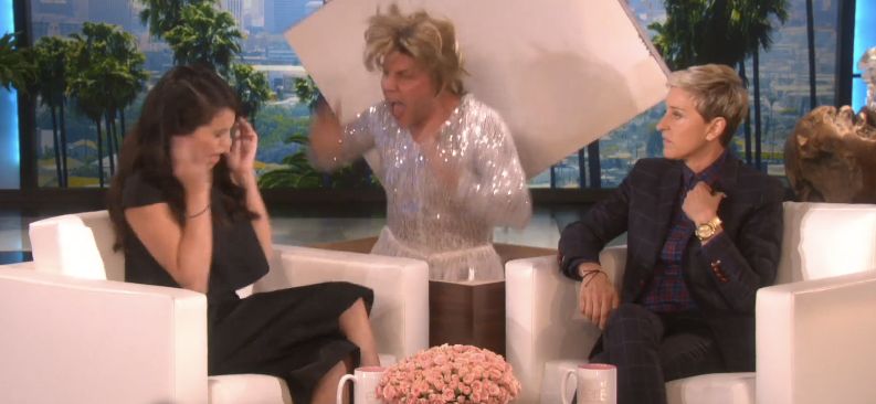 Watch Ellen DeGeneres Scare The Bejeezus Out Of Selena Gomez ... Twice ...