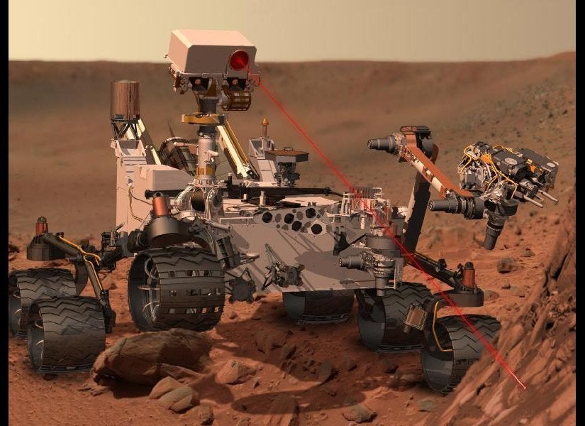 Curiosity at Work on Mars 