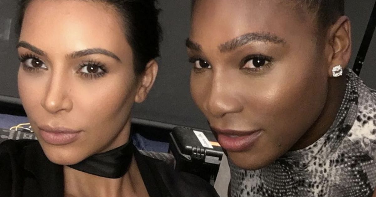 Kim Kardashian And Serena Williams Take A Power Women Selfie