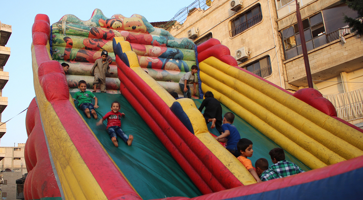 An Islamic State photo report claims to show Eid al-Fitr in Tabqa.