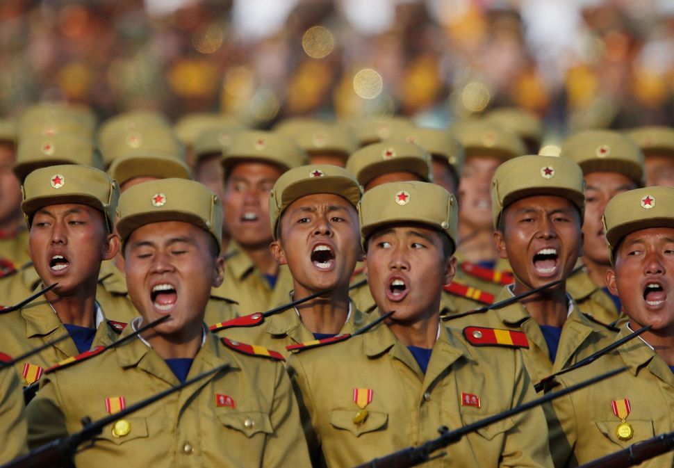 North Korea Says It's Ready For War With Massive Military Parade | HuffPost