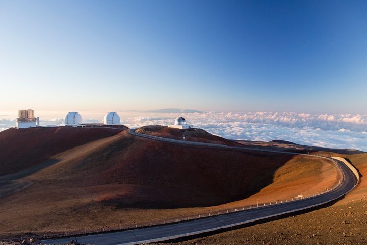 The summit of Mauna Kea, on Hawaii's Big Island. 