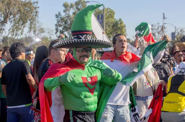 Scenes from the tailgate border fence at the epic U.S.-Mexico soccer game