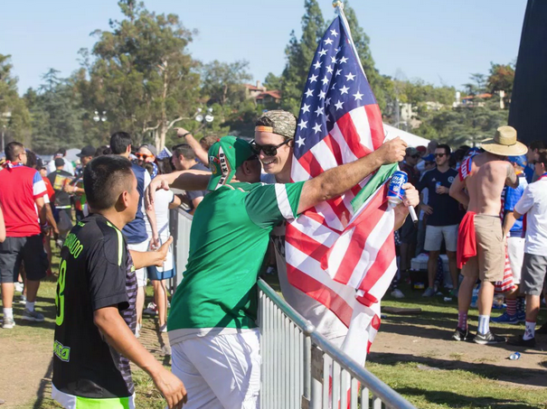 Scenes from the tailgate border fence at the epic U.S.-Mexico soccer game