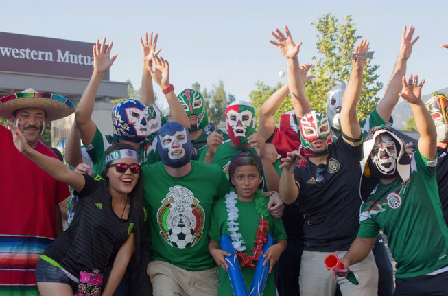 Scenes from the tailgate border fence at the epic U.S.-Mexico soccer game