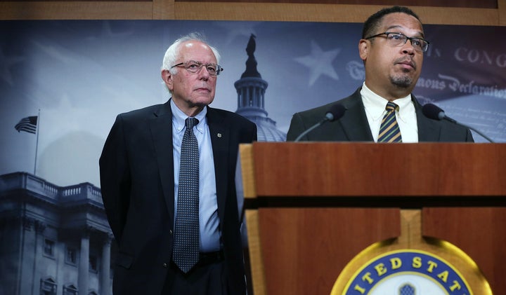 Rep. Keith Ellison, a co-chair of the Congressional Progressive Caucus, has announced that he endorses Sen. Bernie Sanders (I-Vt.).