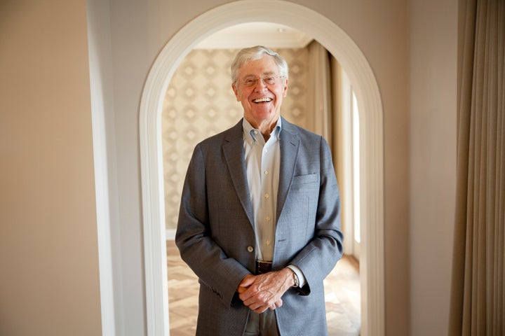 Multibillionaire Charles Koch claims that he's disclosed all of his political donations, despite his involvement in an extensive network of politically active nonprofits that do not disclose their donors.