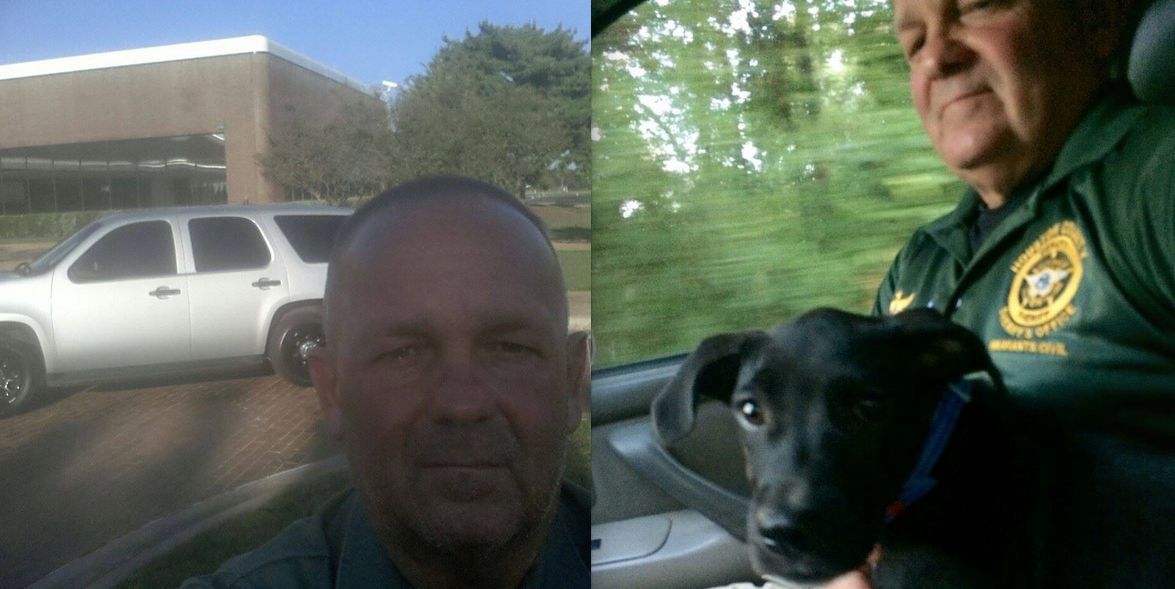 Deputy Steven Glidden, shown here in photos from Facebook, shot Chambers in the woods near a local middle school.