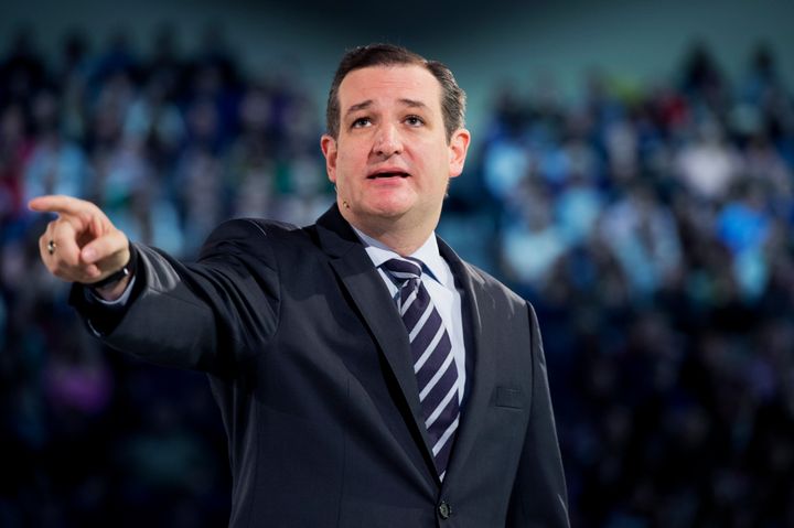 Sen. Ted Cruz announced his presidential run at Liberty University in March 2015.