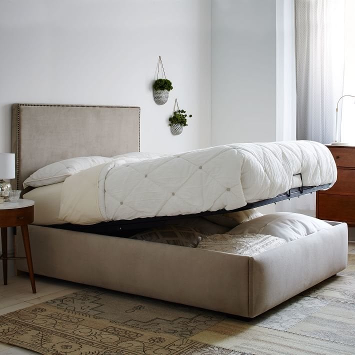 bed with hidden storage