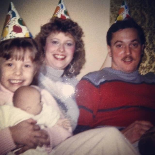 Kristen and her parents.