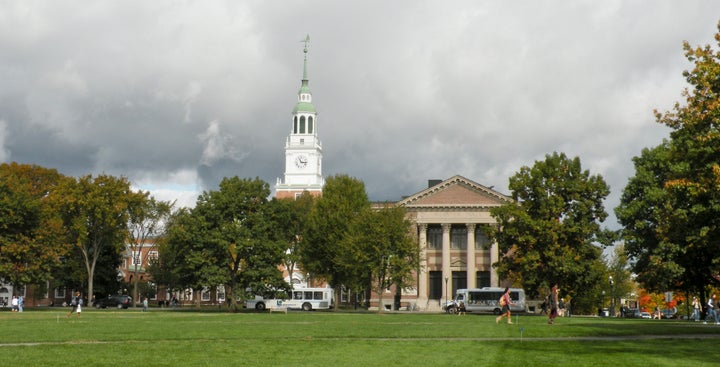 Dartmouth officials said flyers featuring the school's discontinued "Indian" mascot were "cowardly and disrespectful" on