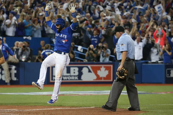 Jose Bautista's latest bat flip during lopsided affair causes