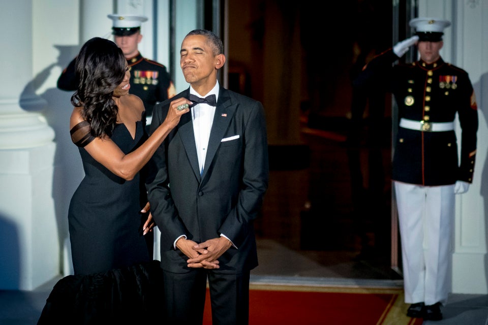 U.S. President Barack Obama and First Lady Michelle Obama