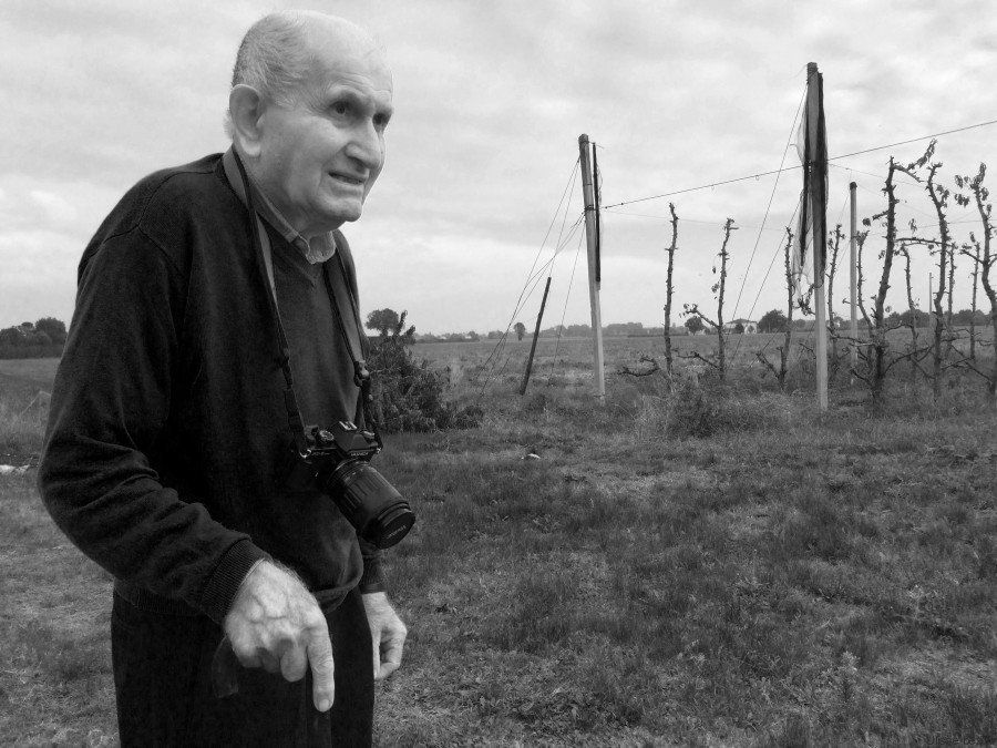 Italian farmer Ulisse Bezzi, 90, has been taking photos for decades and his work was recognized by New York's Keith De Lellis Gallery.