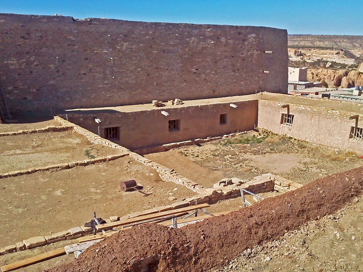 The San Esteban del Rey mission, located in the U.S. state of New Mexico, was built in the 17th century and is falling i
