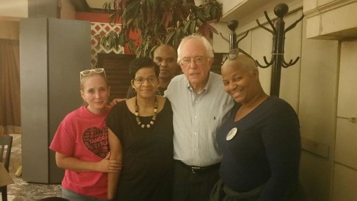 The family of Sandra Bland met with Bernie Sanders on Oct. 13, 2015.