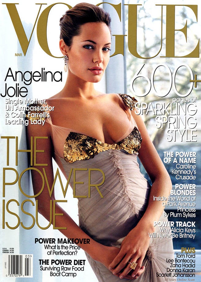 Angelina Jolie Vogue Cover Tote Purse