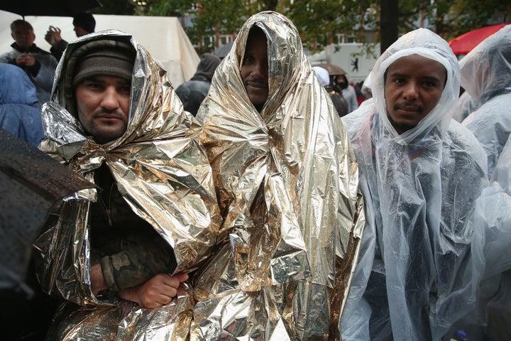 Thousands of refugees in Germany are living in tents and could freeze as winter sets in.