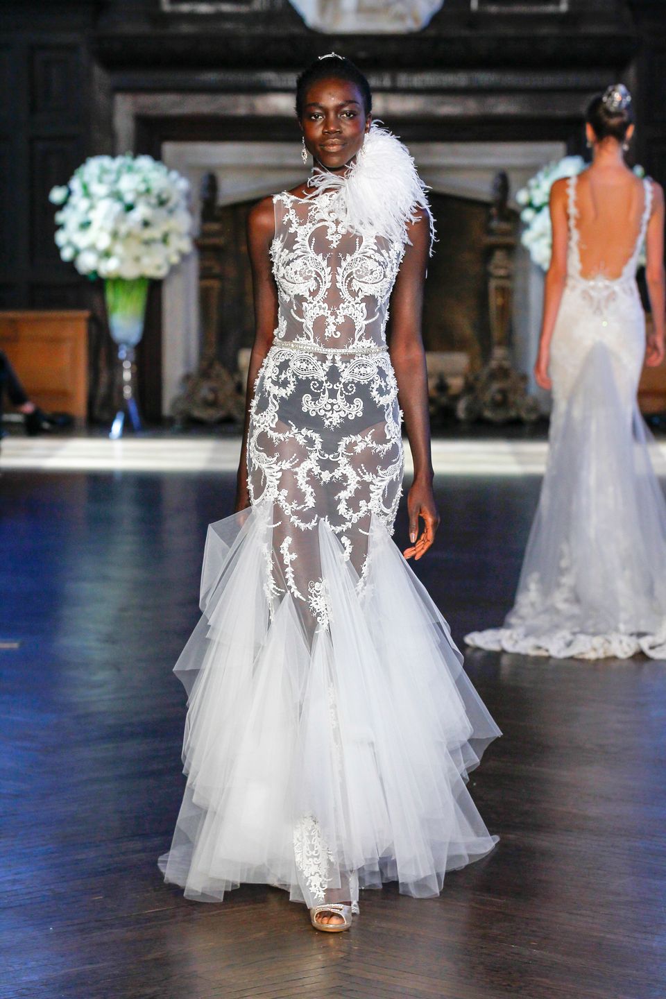 The 15 Most Nsfw Wedding Dresses From Bridal Fashion Week Huffpost Life