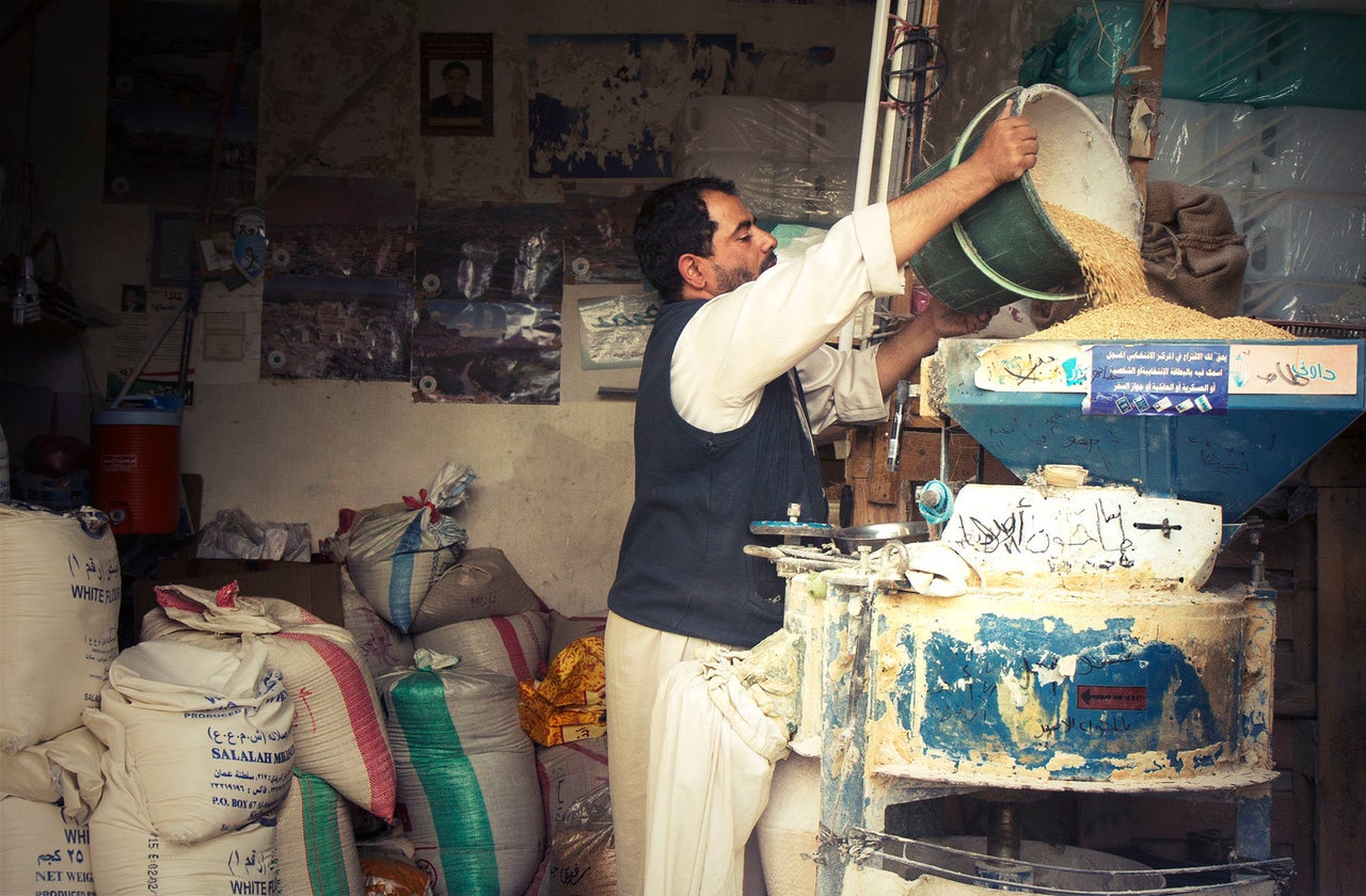 One of the grain grinders in town is about to shut down due to the absence of electricity and fuel. "This should be the busiest time of the year as the holy month of Ramadan is approaching and people rush to grind their flour!" he says. "I keep turning people away and you can imagine how my income has been affected."