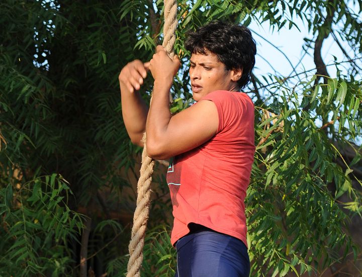 Neetu Sarkar was forced to marry at age 13 and gave birth to twins at age 14 -- but that didn't stop her from fulfilling her dreams as a women's wrestler.